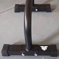 Barre parallèle en métal pour le fitness à domicile avec logo personnalisé, support push-up, barre parallèle pour le fitness, matériau en acier durable