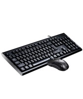 Combo de Teclado y Ratón con Cable Q9 de Alta Calidad, Metal Negro + ABS, Conector USB Moderno para Oficina y Juegos de PC, 1 Juego