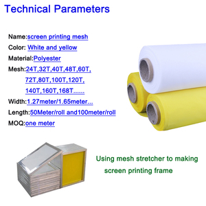 Lụa Màn hình in ấn lưới dệt vải bolting silkscreen Polyester lụa vải lưới - Product Image 6