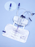 Sac de collecte d'urine jetable Yimeixin en PVC stérile EO anti-reflux à valve unique, épais, directement de l'usine (ODM/OEM)
