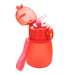 Bouteille d'eau en forme d'animal de dessin animé pour enfants avec sangle, gobelet d'école pour enfants, biberon pour <span class=keywords><strong>bébé</strong></span> pour eau chaude et froide, sans BPA - Product Image 3