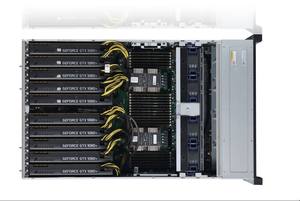 PowerLeader PR4910P2 AI Server Intel Xeon CPU 10 * GPU 4U Rack usado HDD DDR4 SATA INTEL XEON CPU 10 * GPU 4U RACK SERVER PR4910P2 - Product Image 5
