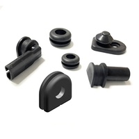 Fabricant de produits en caoutchouc, passe-câble ovale en silicone personnalisé, connecteur de faisceau de câbles de porte automobile FST098 Marque FST