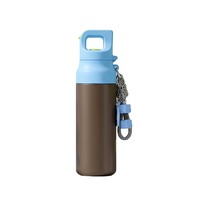 Nouvelle gourde isotherme en acier pour camping, avec filtre intégré, à boire directement, anti-fuite, avec poignée, pour le sport, réutilisable, personnalisable