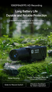 <span class=keywords><strong>Caméra</strong></span> aérienne RunCam ScopeCam 2S 1080P 60FPS avec objectif 25mm 35mm en aluminium CNC, IP64, zoom longue portée pour la <span class=keywords><strong>chasse</strong></span> et le tir - Product Image 3