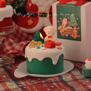 Custom Gift Home Decor Handmade Aromatherapy <b>Candles</b> Christmas Bear Soy Wax Scented <b>Candle</b> - Product Image 5