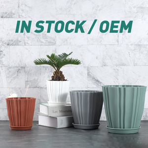 Macetas de flores geométricas ecológicas de plástico baratas compra de plantas - Product Image 3