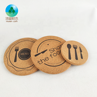 Napperons modernes en liège Sets de table de cuisine écologiques pour la maison Sets de table pour les tables à manger Offre Spéciale Europe pour les restaurants