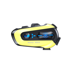 Intercomunicador de casco de Motor N3X, auriculares inalámbricos de motocicleta con chip de doble núcleo, interfono de 500m, casco Walkie Talkie - Product Image 5
