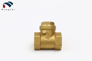 Vanne de contrôle à bascule en laiton 1/2-3 pouces, filetage femelle pour porte verrouillable, dispositif de sécurité pour le pied, vanne sans <span class=keywords><strong>retour</strong></span> sans plomb - Product Image 3