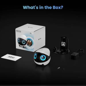 Enabot Ebo Air 2 Plus Robot Compagnon Intelligent pour Animaux de Compagnie avec Caméra 3K, Appel Vidéo, Fonction de Patrouille IA, Affichage et Caméra 3K Air 2 Plus - Product Image 6