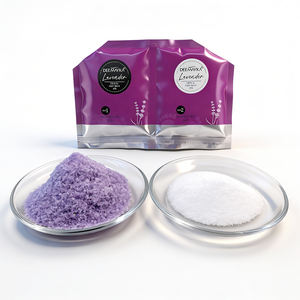 Sels de bain en cristal de trempage sel rose bain de pieds en cristal de lavande Spa gelée de lavande bio poudre de spa - Product Image 2