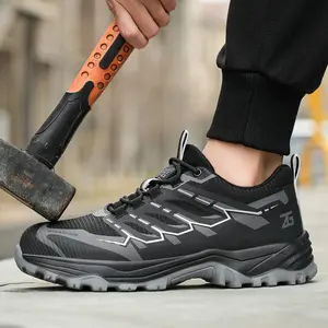Zapatos de seguridad de diseño ligero recién llegados con punta de acero botas de seguridad industrial para hombres