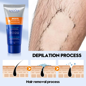 Cera professionale per la rimozione dei capelli per gli uomini indolore peli del torace gamba braccio ascella rimozione barba corpo pelle permanente <span class=keywords><strong>depilazione</strong></span> crema - Product Image 6