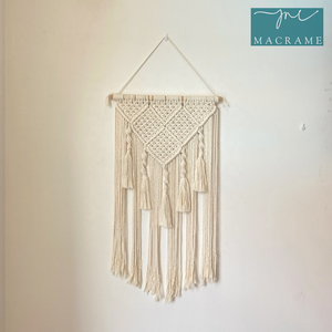 Tenture murale en macramé tissé à la main Boho accessoire d'affichage de décoration de maison de Style nordique du Vietnam - Product Image 2