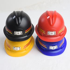 หมวกคนงานในอุตสาหกรรมทำเหมือง ABS หมวกกันน็อคเพื่อความปลอดภัยในการก่อสร้างทำเหมืองแข็งพร้อมตัวยึดโคมไฟ - Product Image 6