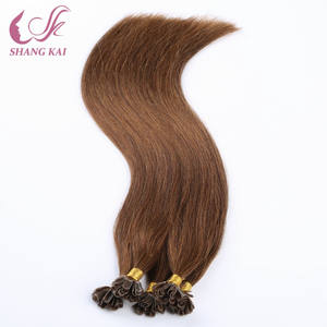 Vendita calda 30 pollici Russian Remy Hair U punta extension colore marrone fine vendita calda vendita calda U punta extension <span class=keywords><strong>capelli</strong></span> umani - Product Image 6