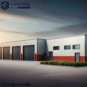 Estructura de Acero Ligero Estándar GB en Oferta, Almacén, Taller, Hangar, Construcción con Columnas Centrales, Soldadura y Corte, Marca SYLY - Product Image 3