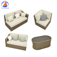 Meubles ronds nouveau design pour l'extérieur Chaors Meubles en rotin Liquidation Ensemble de chaises d'extérieur