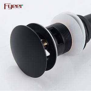 Fyeer الأسود النحاس أداة تصريف منبثقة مع تجاوز