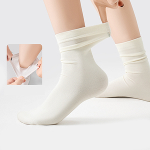 <strong>Warm</strong> Cozy Organic Hose Soft Breathable <strong>Socks</strong> for Winter Hiking Camping and Indoor Lounging - Product Image 5