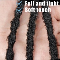 Vente en Gros Extensions de Cheveux au Crochet Locs Déesse 16 Pouces 24 Brins Fausses Locs Cheveux à Tresser au Crochet