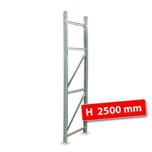 RAHMEN für palettenregale stecksystem zerlegt TXH 1100X2500มม. PN85-Profil glanzverzinkte oberfläche - Product Image 2