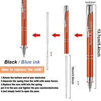 Nouvelle Promotion Stylos Bille Métalliques Abordables avec Impression Laser Personnalisée Logo de Marque Gravé Stylo Bille Cadeau en Aluminium