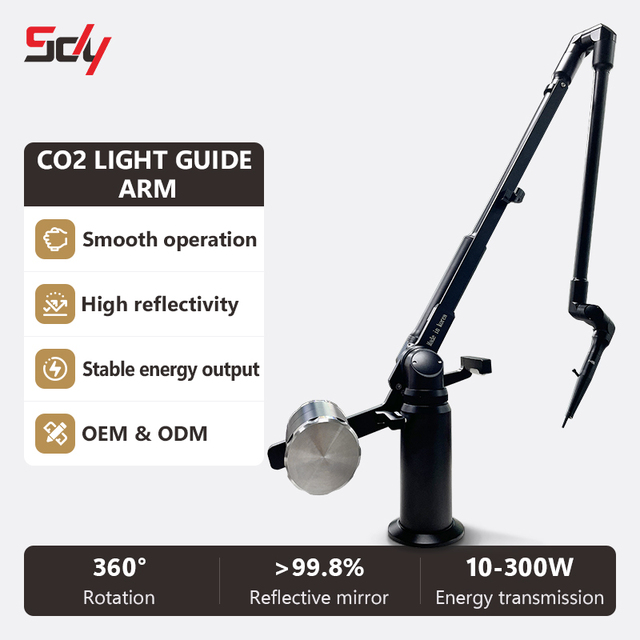 Custom CO2 Laser Articulated Arm OEM Manufacturer 7 Joints Beam Delivery System for Laser Equipment