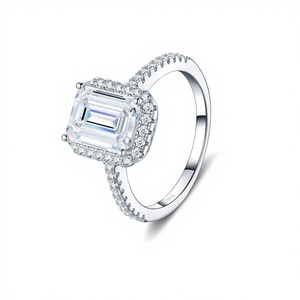 Anillo <span class=keywords><strong>de</strong></span> Boda para Mujer Seiko con Incrustaciones <span class=keywords><strong>de</strong></span> Moissanita, Diseño Rectangular Pequeño, Estilo <span class=keywords><strong>Instagram</strong></span>, Joyería <span class=keywords><strong>de</strong></span> Cristal - Product Image 1