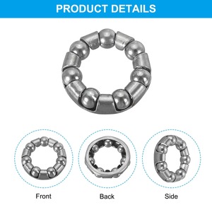 Roulement à billes d'axe de manivelle de vélo en acier inoxydable scellé pour réparation de boîtier de pédalier et d'axe de pédale de vélo de montagne - Product Image 3