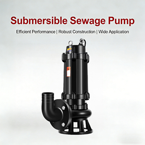 Bomba de Aguas Residuales Vertical de Acero Inoxidable con Agitador Mezclador - Product Image 1