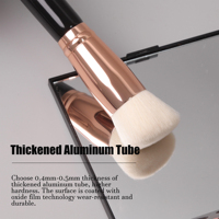 Ensemble de 7 pinceaux de maquillage de style avancé, luxueux et tendance, idéal pour un usage quotidien et les voyages, matériaux d'excellente qualité