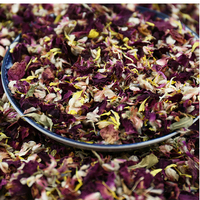 Pétalos de Rosa Secos Naturales de Alta Calidad, Confeti Biodegradable Ecológico y Colorido para Manualidades, Regreso a Clases, Bodas, Fiestas Nupciales, Zheng