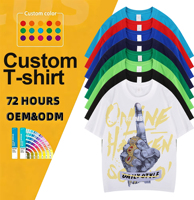 Camiseta de Moda con Estampado Personalizado, 100% Algodón, Impresión DTG, Diseño Urbano, Venta al Por Mayor, Ropa Ecológica