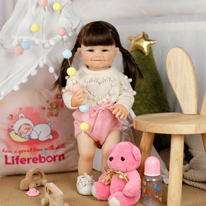 Lifereborn 22 ''Muneco Reborn Dolls Boneca Toys Reborn De Silicone Original Reborn Baby Dolls à vendre - Product Image 2