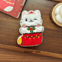 Vente en gros de breloques porte-clés en peluche adorables sur le thème des fêtes, décorations d'arbre de Noël, cadeaux et accessoires festifs DIY