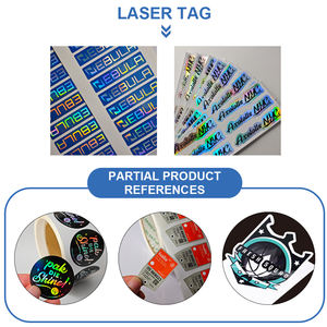 Botella de perfume redonda pequeña personalizada con pegatinas de código antirrobo transparentes con corte UV <span class=keywords><strong>Kiss</strong></span> para el cuidado de la piel de los niños y el uso de lápiz labial - Product Image 4