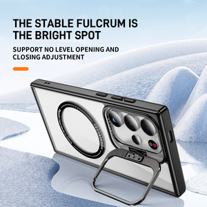 Đối Với Samsung S24 Chống Sốc Sắt Từ Xe Núi Gấp Khung Vô Hình Đứng Điện Thoại Trường Hợp Đối Với Samsung S23 Trường Hợp - Product Image 2