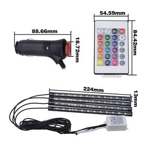 LED Lumière Ambiante SMD 5050 RVB Intérieur LED Lampe D'ambiance De Voiture A MENÉ La Bande Légère - Product Image 2