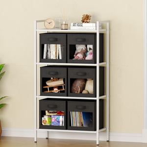 Poubelle de voiture pliable en tissu non tissé Baseus Jiahao, bac à déchets, organisateur de rangement, accessoires auto - Product Image 3