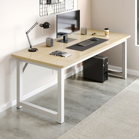 Table d'ordinateur moderne simple bureau d'étude de chambre à coucher bureau à domicile bureau à panneau de bois pour le travail d'étudiant utilisation de l'ordinateur bureau de travail