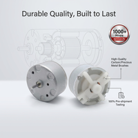 Moteur micro DC RF-500TB-12560 3V 12V 2700RPM 32mm, moteur électrique à balais silencieux à couple élevé pour humidificateur et diffuseur de parfum