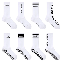 Chaussettes classiques épaisses en coton pour hommes, personnalisables avec logo, chaussettes blanches pour hommes, respirantes, douces, élégantes et sportives