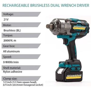 Bộ cờ lê lực điện 2000N.m dùng thay lốp xe - Product Image 2