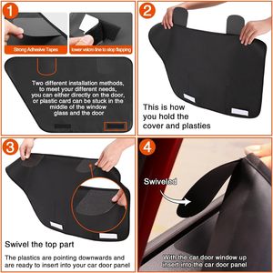 Protection de porte de voiture pour chien, lot de 2, anti-rayures pour animaux, housses de porte de véhicule imperméables, protection de panneau intérieur de camion, universel et sûr - Product Image 4