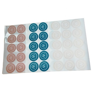 XKT-422 Thiết Kế Đơn Giản Đầy Đủ Màu Sắc Tùy Chỉnh Công Ty Logo In Mô Con Dấu CuộN <span class=keywords><strong>Sticker</strong></span> Matte Vòng Dán - Product Image 2