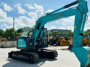 Pelle sur chenilles Kobelco SK135SR d'occasion en gros avec moteur et engrenage de pompe à moteur-Puissance élevée du godet 74KW de 0.5m - Product Image 4