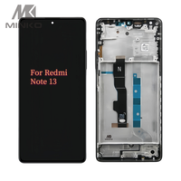 Remplacement d'écran AMOLED d'origine pour les téléphones portables Redmi Note 13 5G avec écran en verre
