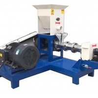 Machine extrudeuse de granulés d'aliments pour poissons BIGWIN à haute productivité, capacité de 2 tonnes/h, fabricant d'aliments flottants pour poissons pour élevages avicoles, neuve, garantie 1 an